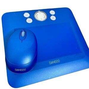 Wacom CTE-450 Bamboo Fun Graphic Writing Tablet with Mouse & Cord, NO PEN